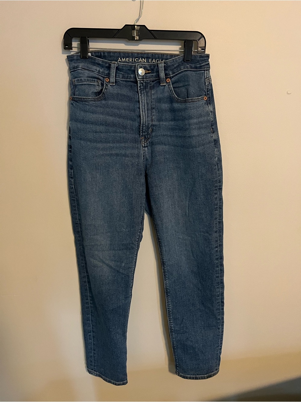 American Eagle Outfitters High-Rise Mid Blue Slim Jeans